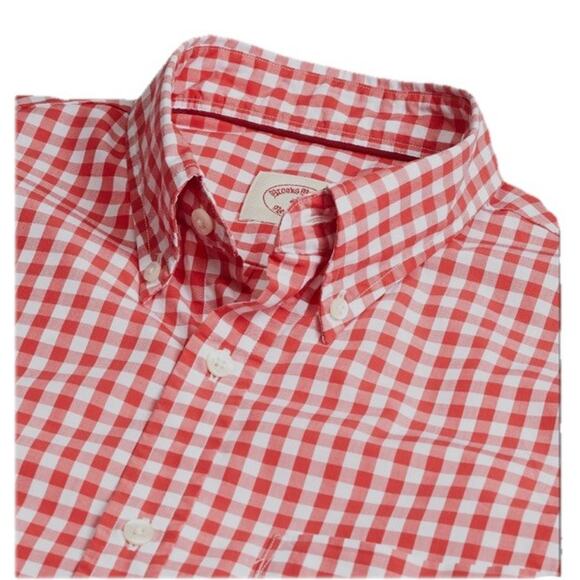 Brooks Brothers XL Red Plaid Button Up Shirt 1818 Regent ( Sold Out Brooks Site) - Picture 2 of 7